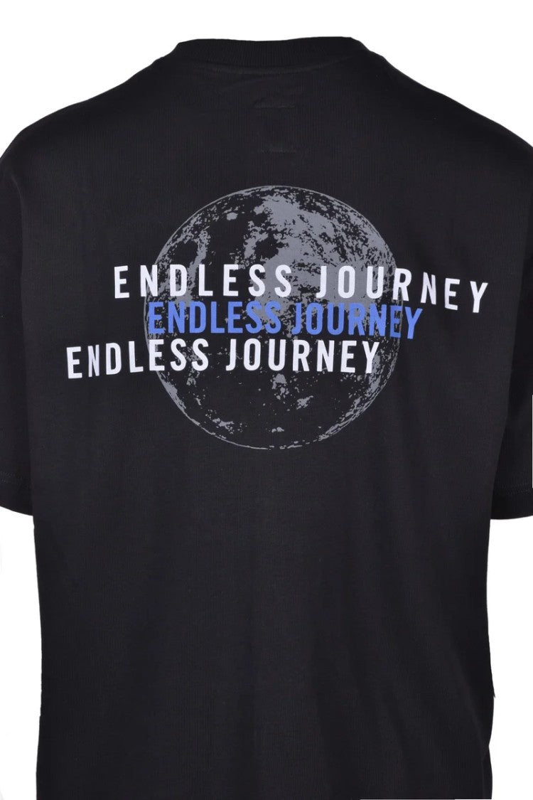 Emporio Armani Black Cotton Men's T-Shirt