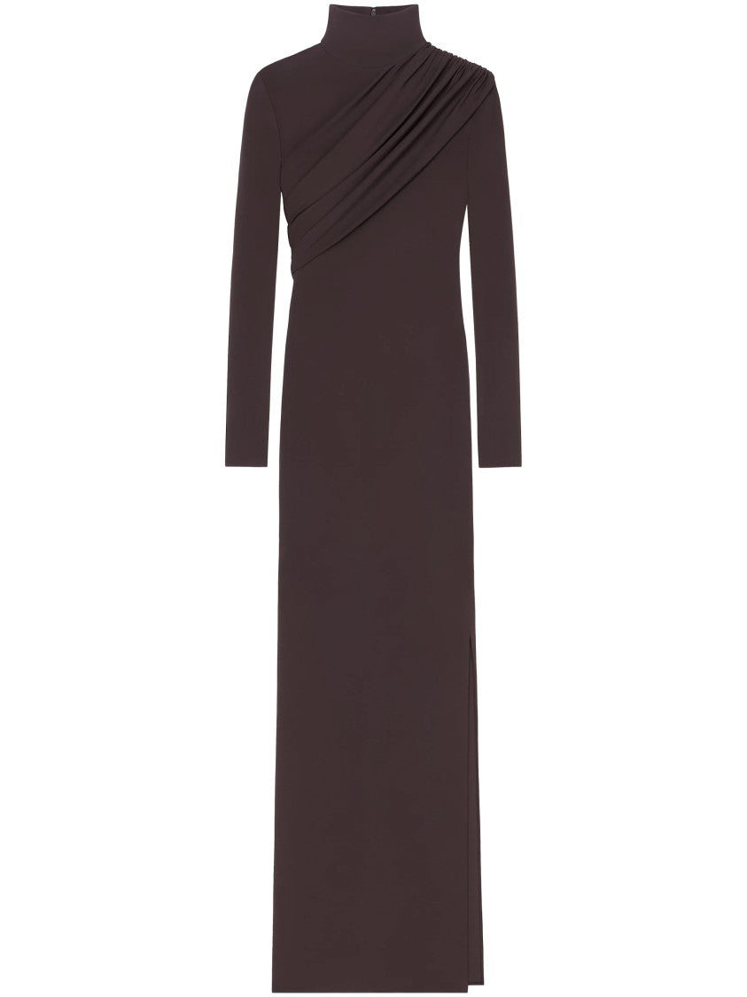 Courrèges Twist Jersey Gown With Distinctive Draped Detail