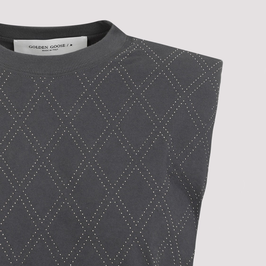 Golden Goose Anthracite Cotton T-Shirt