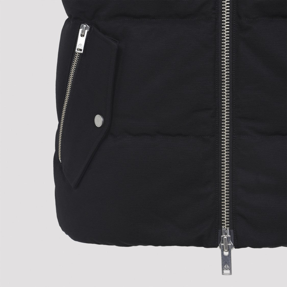 Moose Knuckles Westmount 2Tone Black Cotton Gilet