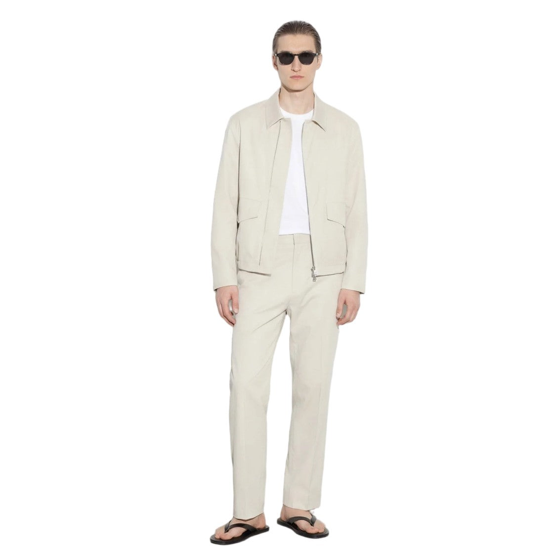 Paolo Pecora Cotton-Lyocell Stretch Loose-Fit Chino Pants