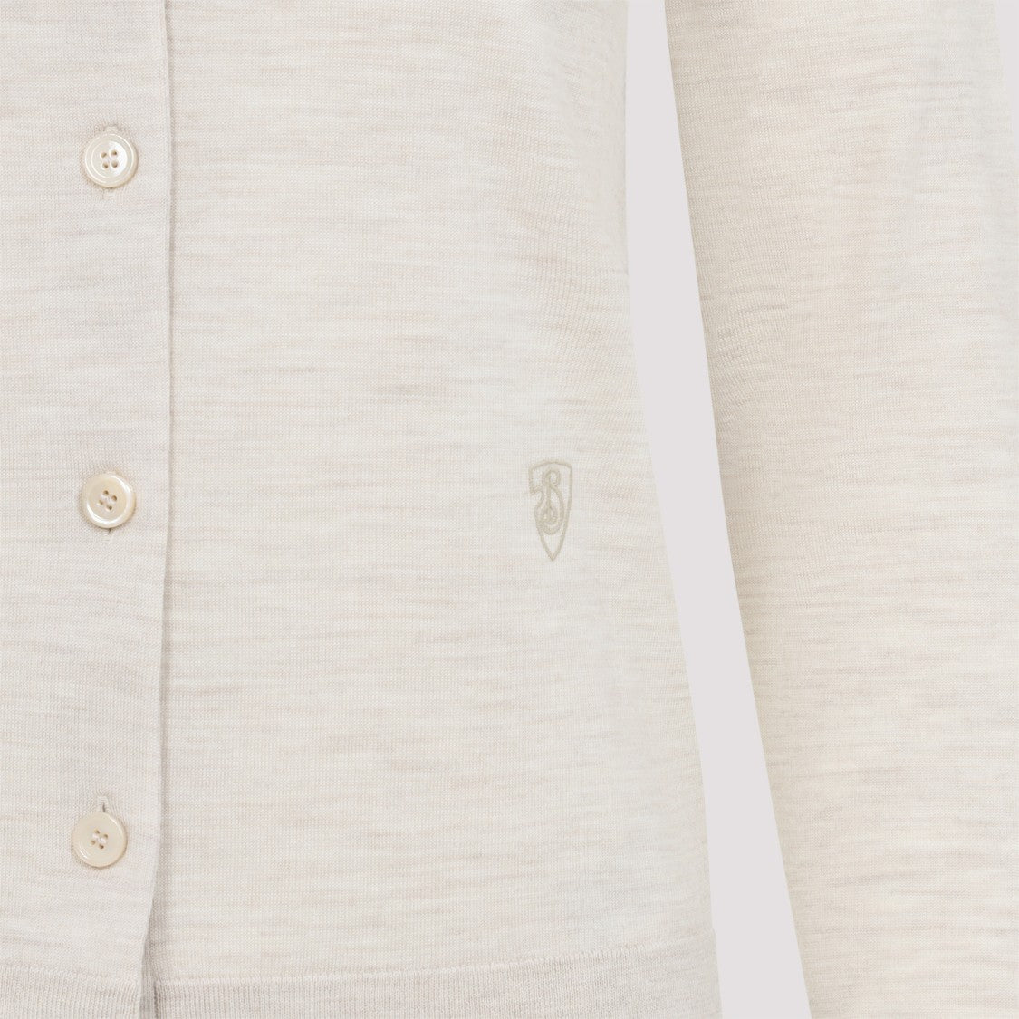 Burberry Nutmeg White Wool Pullover