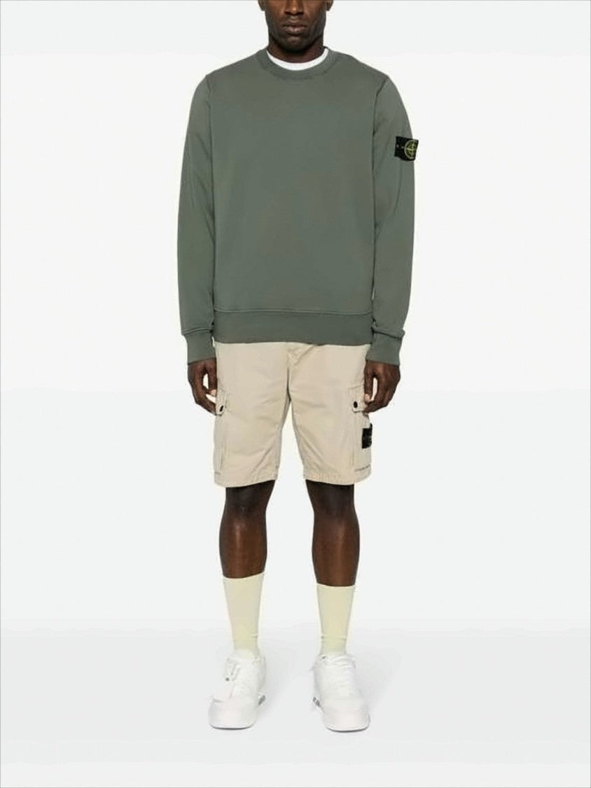 Stone Island Muted Green Long-Sleeve Sweatshirt