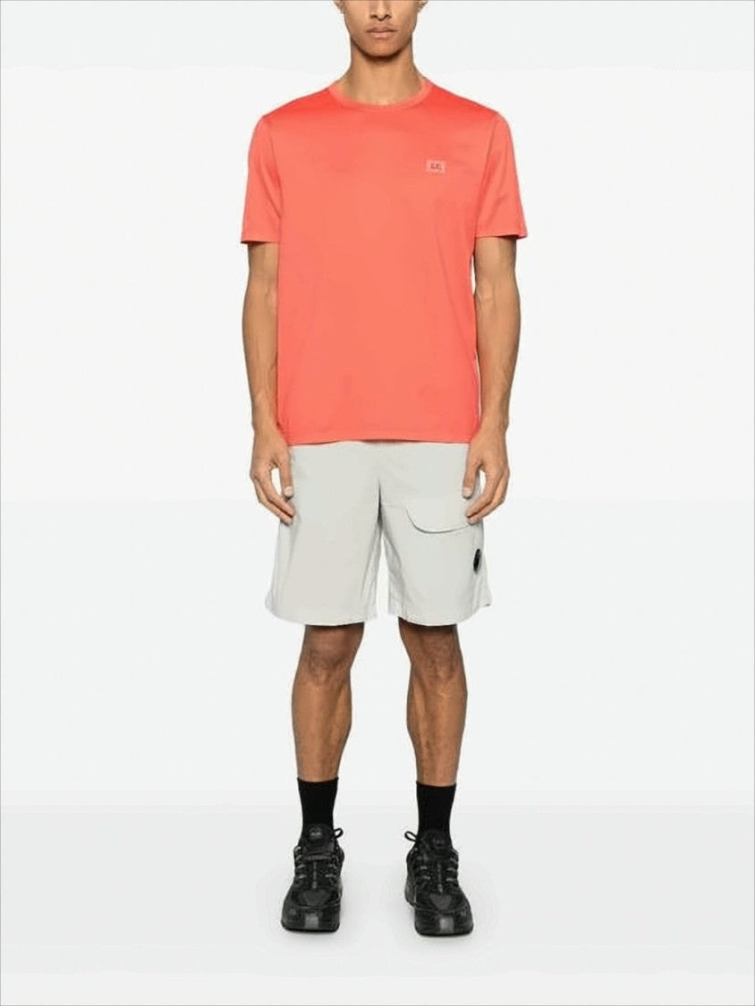 C.P. Company Relaxed Fit Mid-Thigh Shorts With Signature Lens Detail