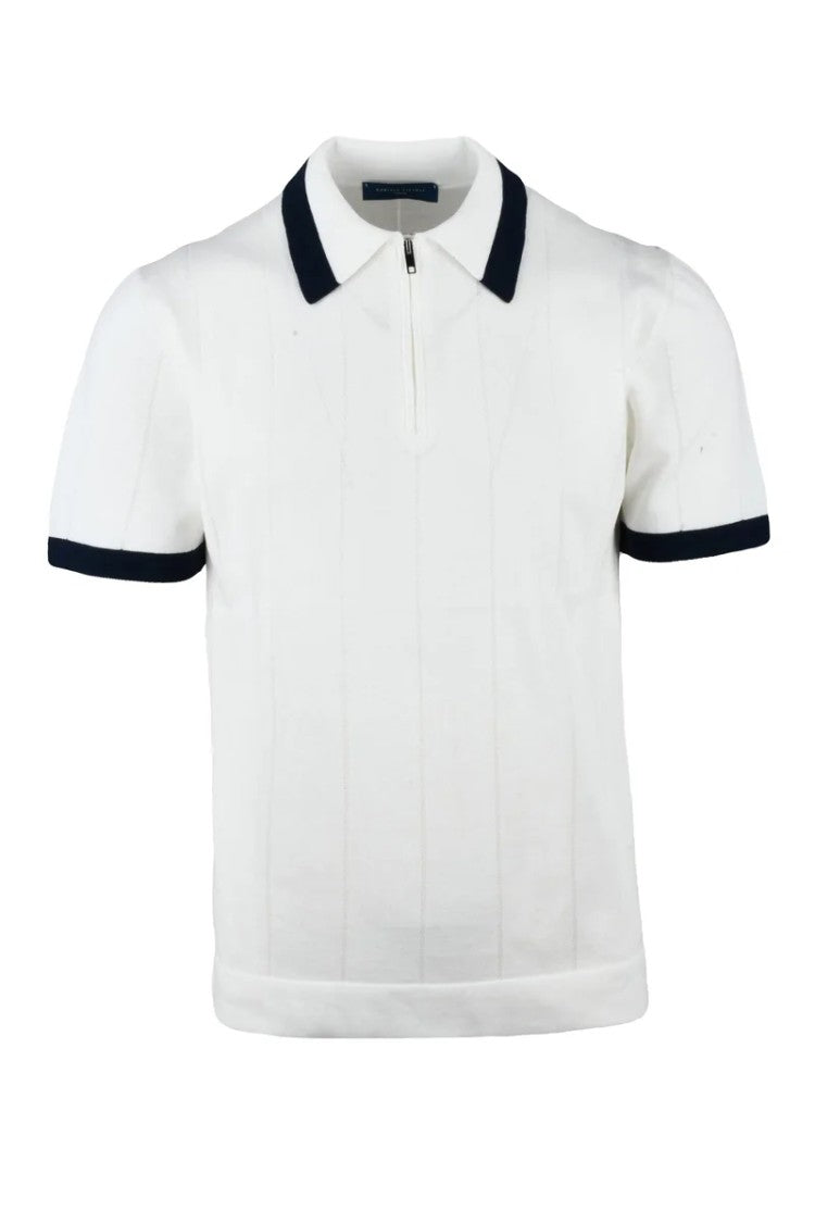 Daniele Fiesoli Zip Polo - White