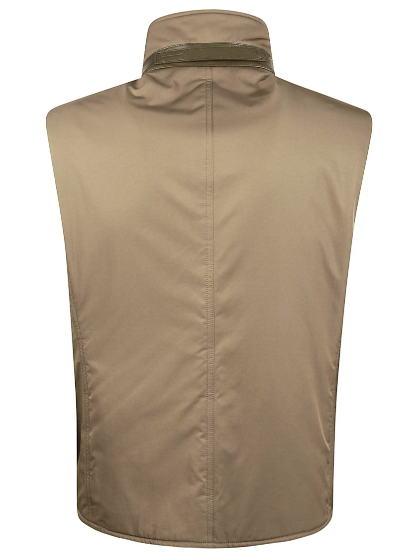 Tom Ford Sleeveless High Collar Jacket