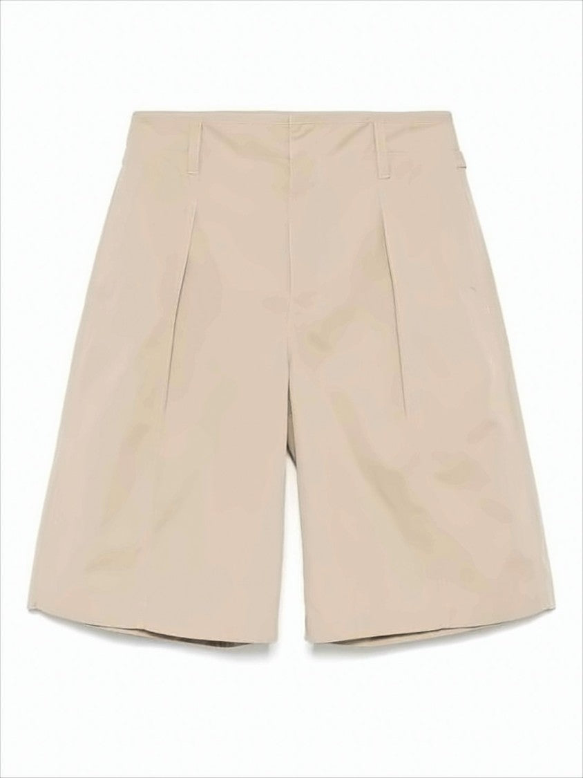 Lemaire Knee-Length Relaxed Fit Shorts With Adjustable Waist Tabs