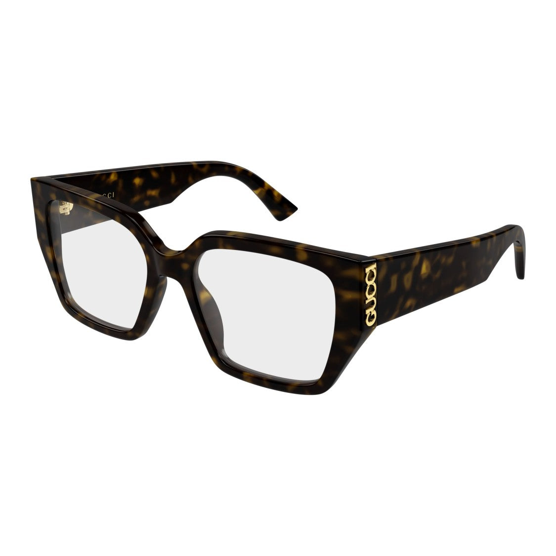 Gucci Gg2042o Oversized Square Tortoiseshell Sunglasses