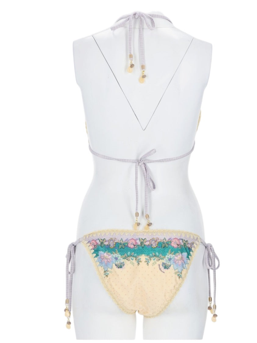 Zimmermann Indra Floral Embroidered Crochet Bikini