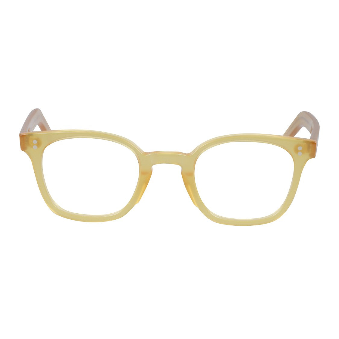 Kador Klassiko Translucent Yellow Square Frame Eyeglasses