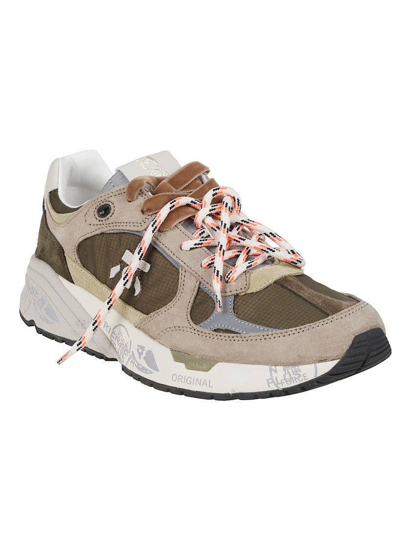Premiata Mased Layered Polyamide-Blend Sneakers