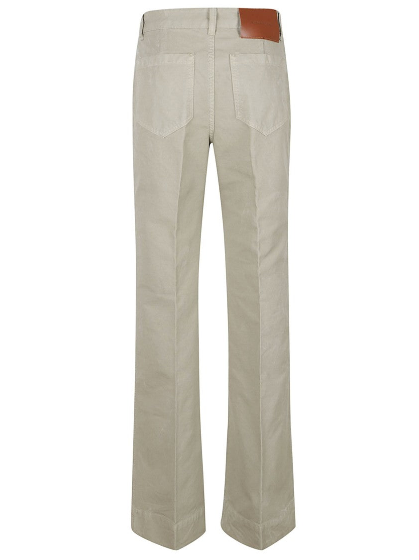 Victoria Beckham Straight-Leg Denim Jeans With Flared Hem