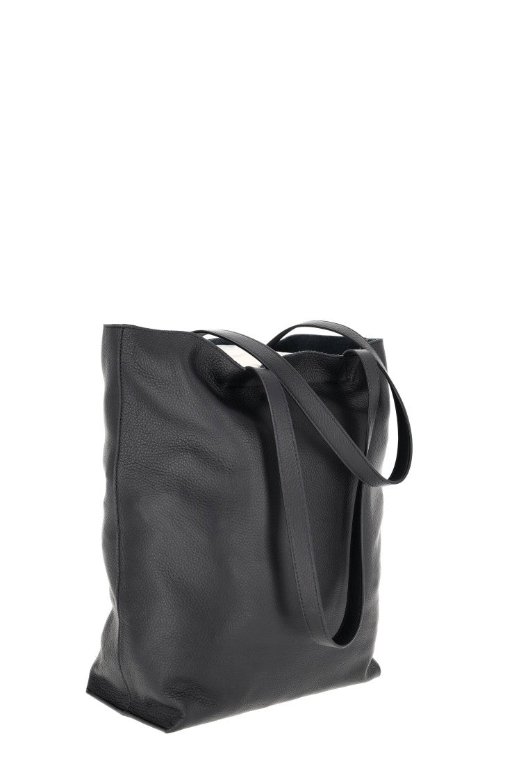 A.P.C. Maiko Cabas Structured Leather Tote Bag