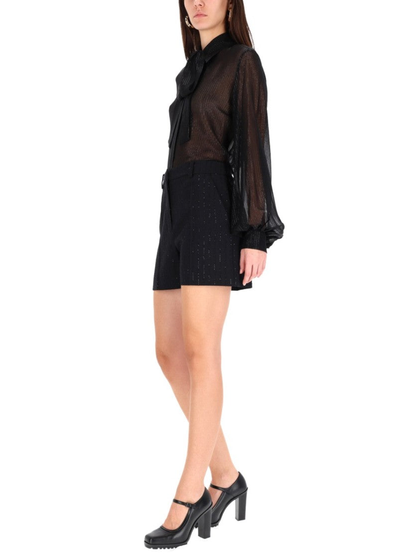Max Mara Siberia Tailored Virgin Wool Shorts