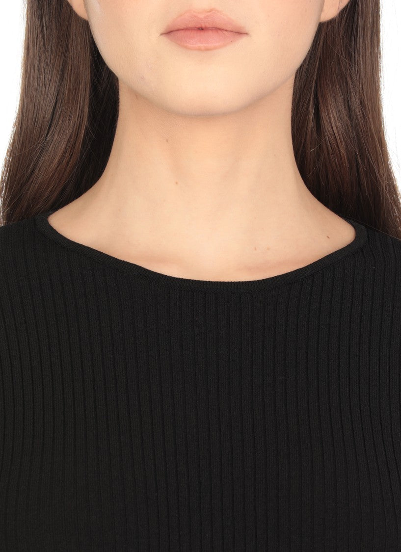 Rotate Knit Mini Cutout Dress