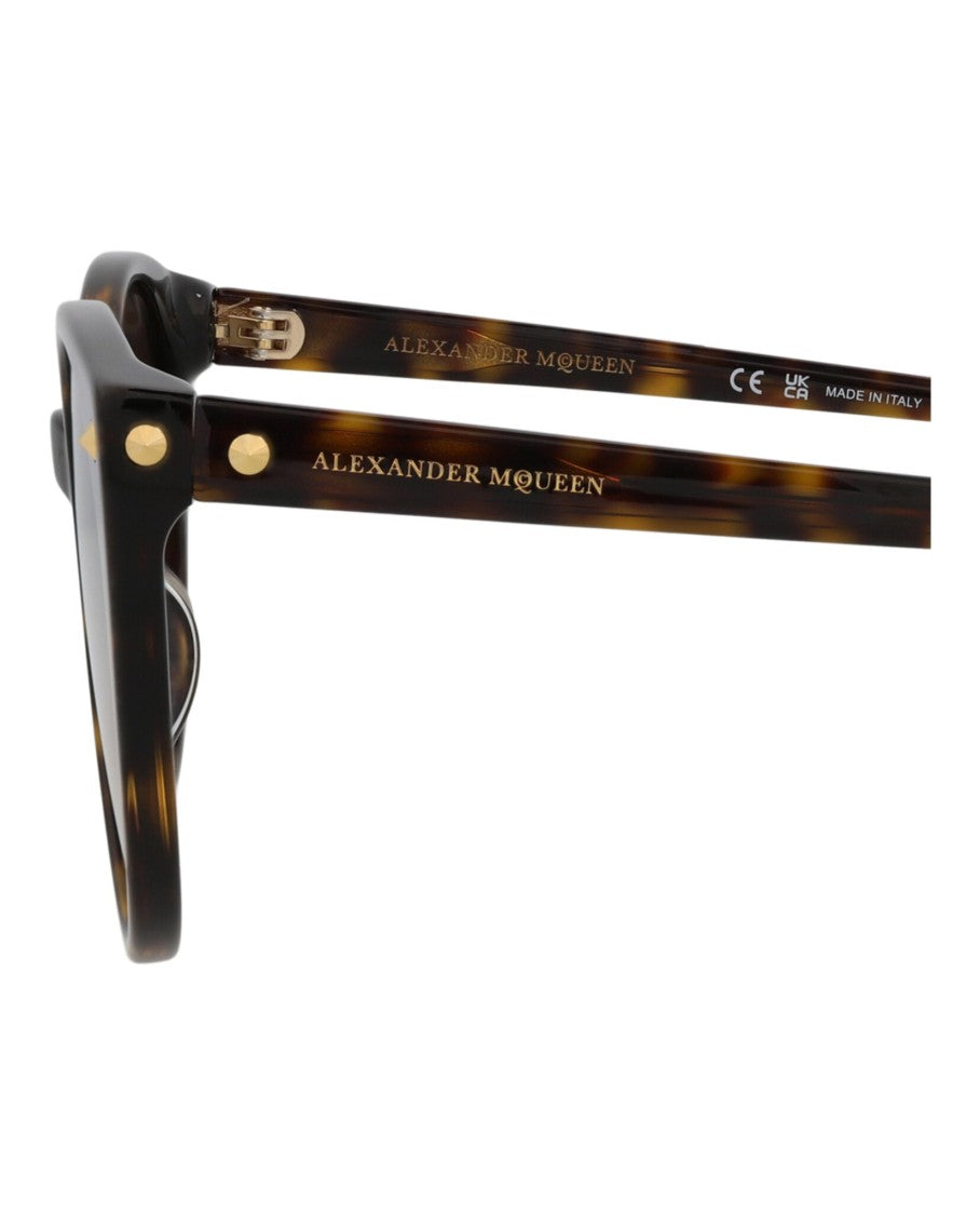 Alexander Mcqueen Round-Frame Acetate Sunglasses