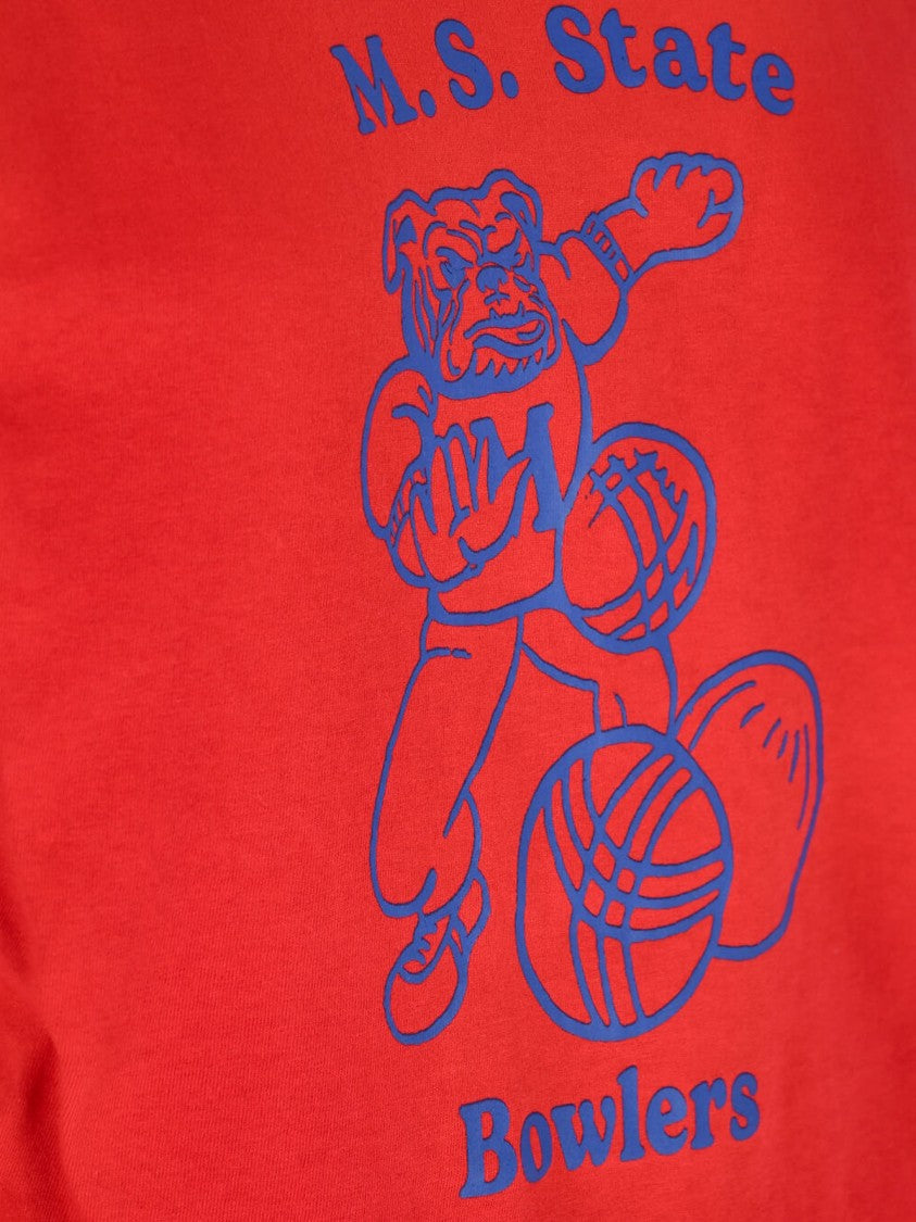 Maison Margiela Logo T-Shirt – Red