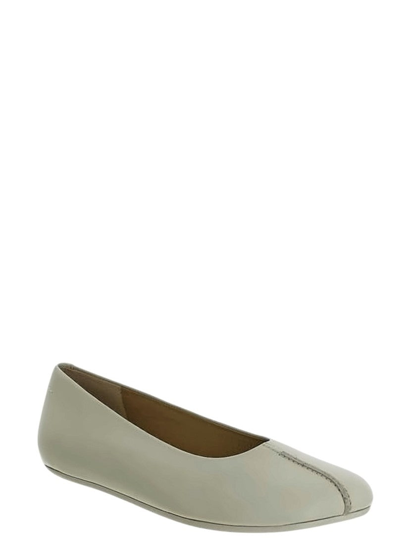 Mm6 By Maison Margiela Smooth Napa Leather Flat Shoes