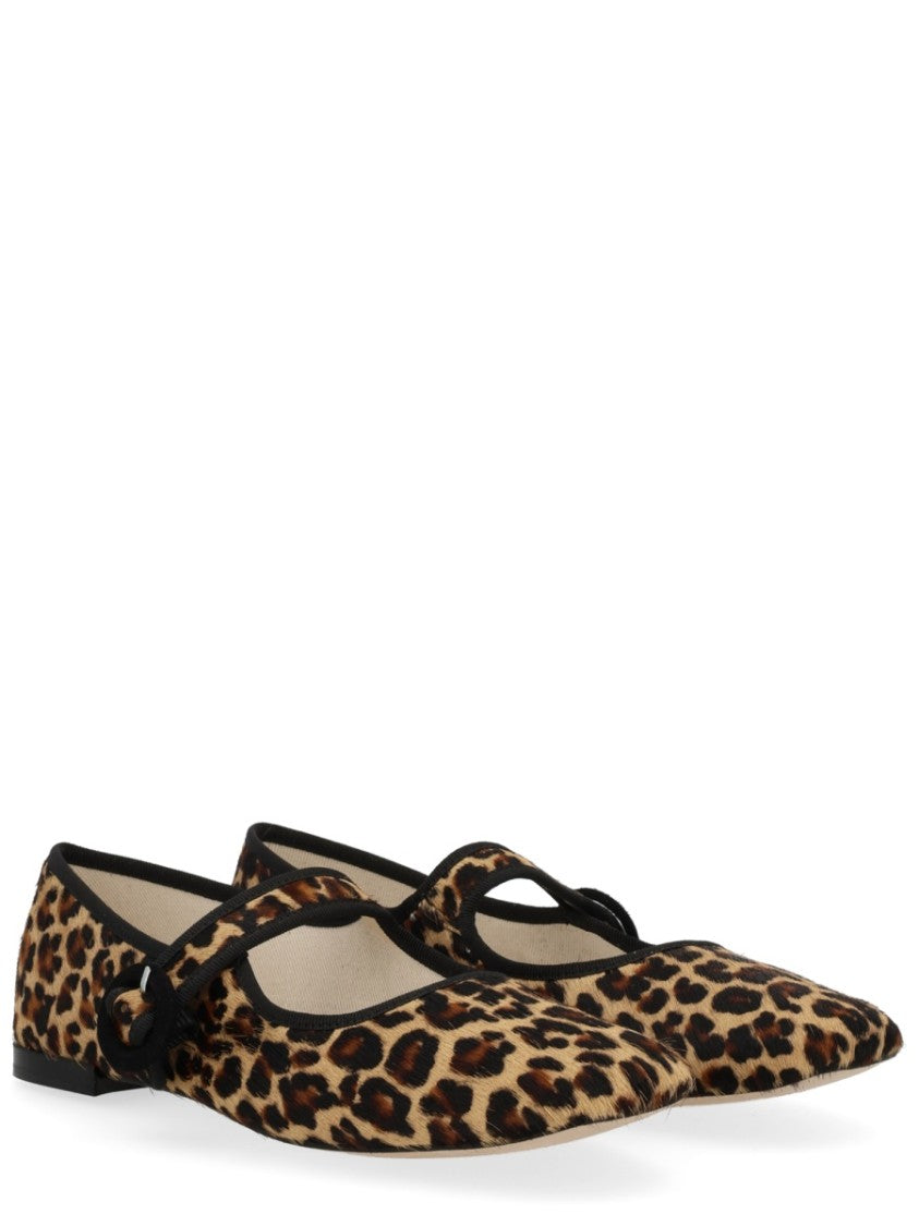 Repetto Georgia Pointed Leather Flats