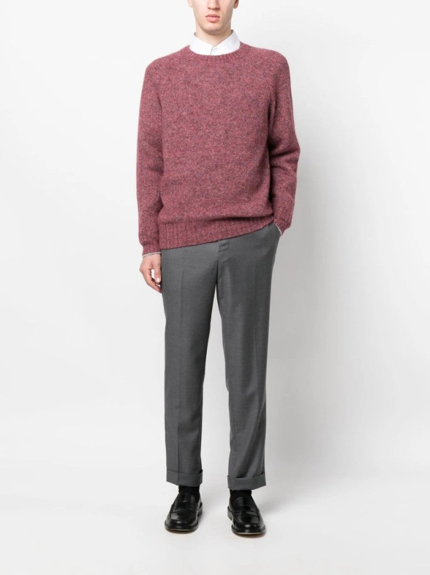 Brunello Cucinelli Crew Neck Knitwear With Blend Of Polyamide And Wool