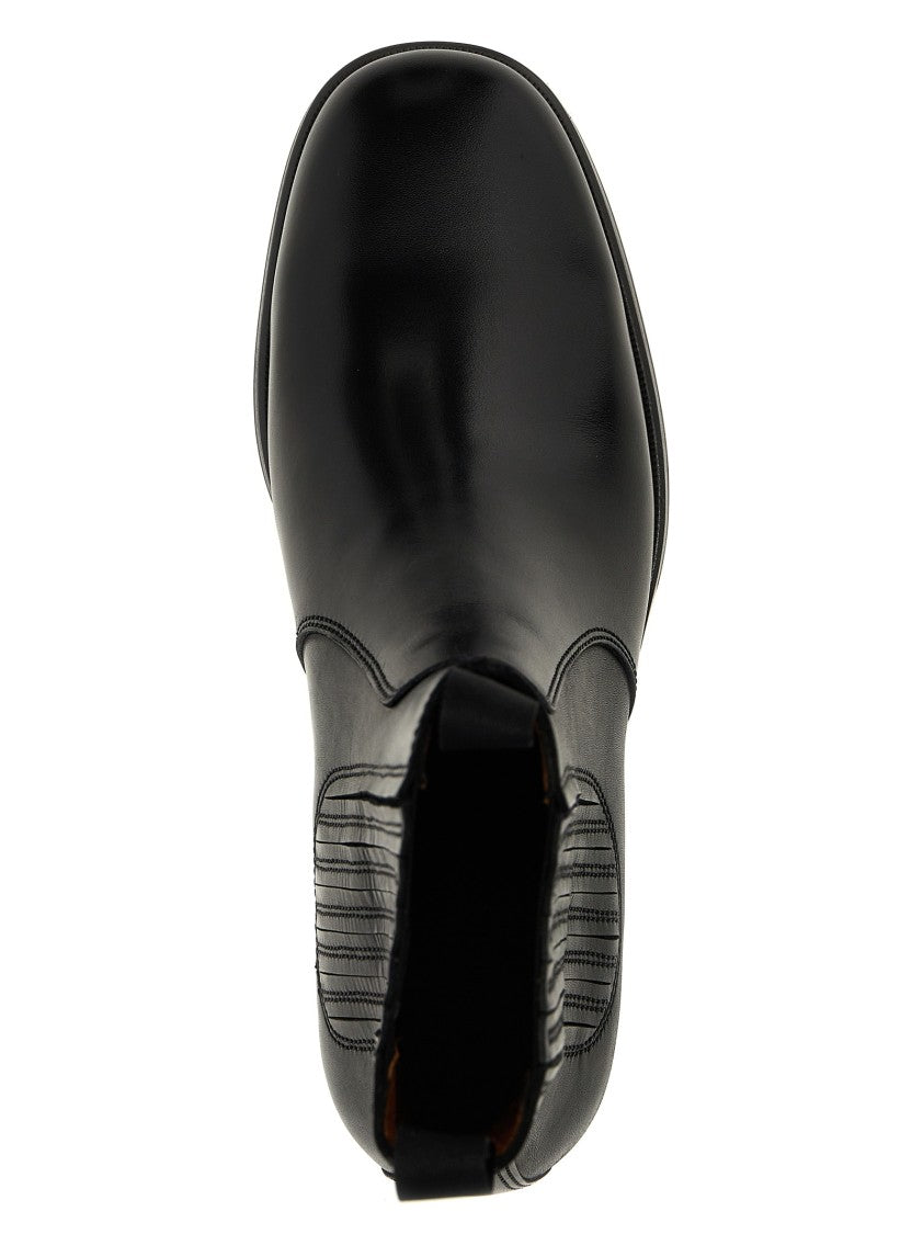 Lemaire Chelsea Leather Ankle Boots