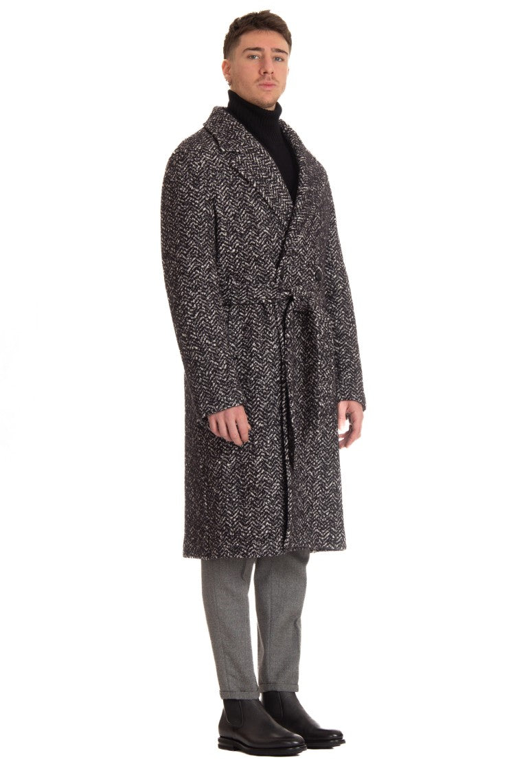 Tagliatore Royce Wool-Cotton Double-Breasted Coat