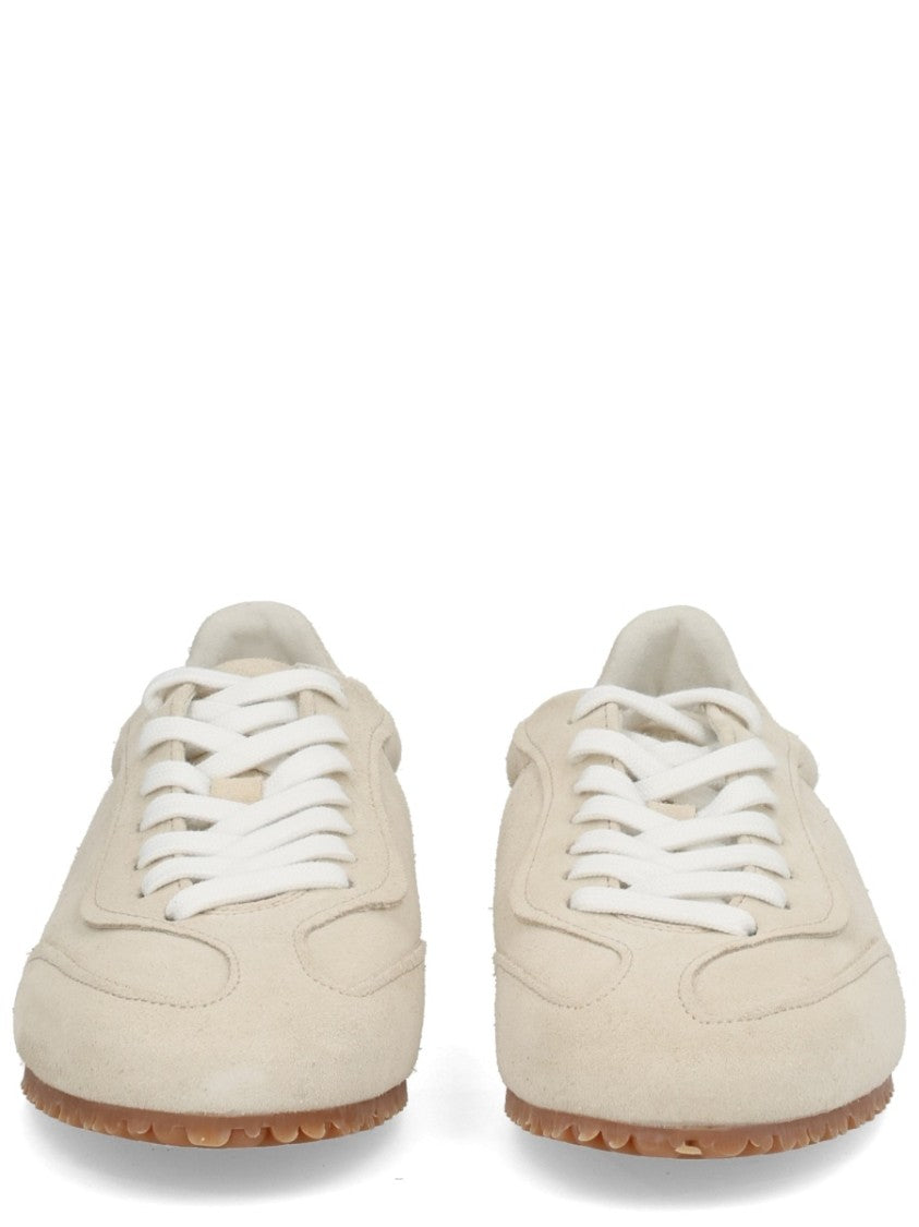 Axel Arigato Neutrals Smooth Leather Panel Sneakers