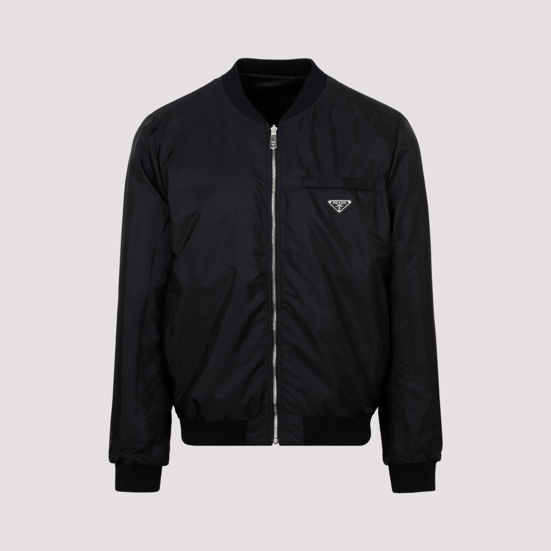 Prada Reversible Leather Bomber Jacket