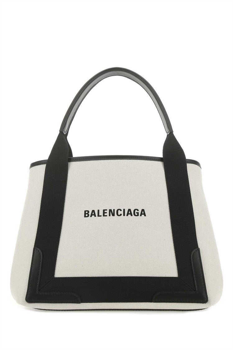 Balenciaga Two-Tone Canvas Handbag