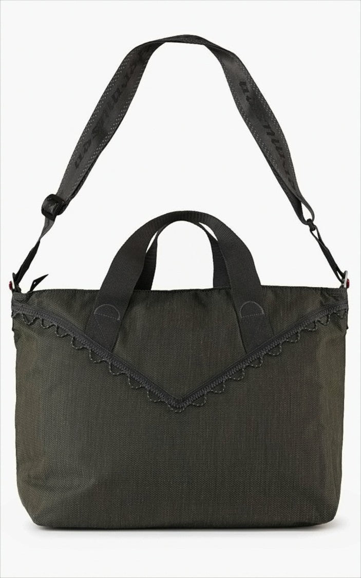 Klattermusen Structured Black Tote Bag With Carrying Options