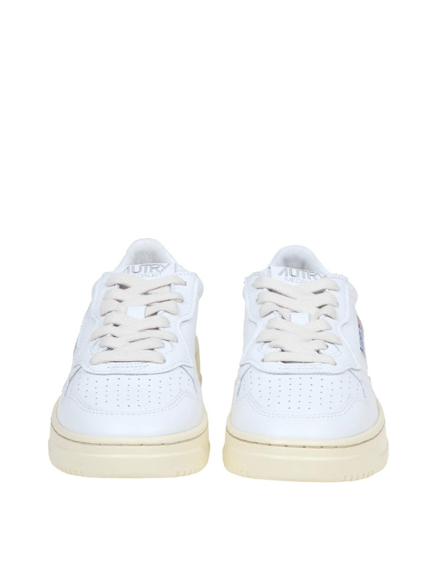 Autry White Leather Sneakers