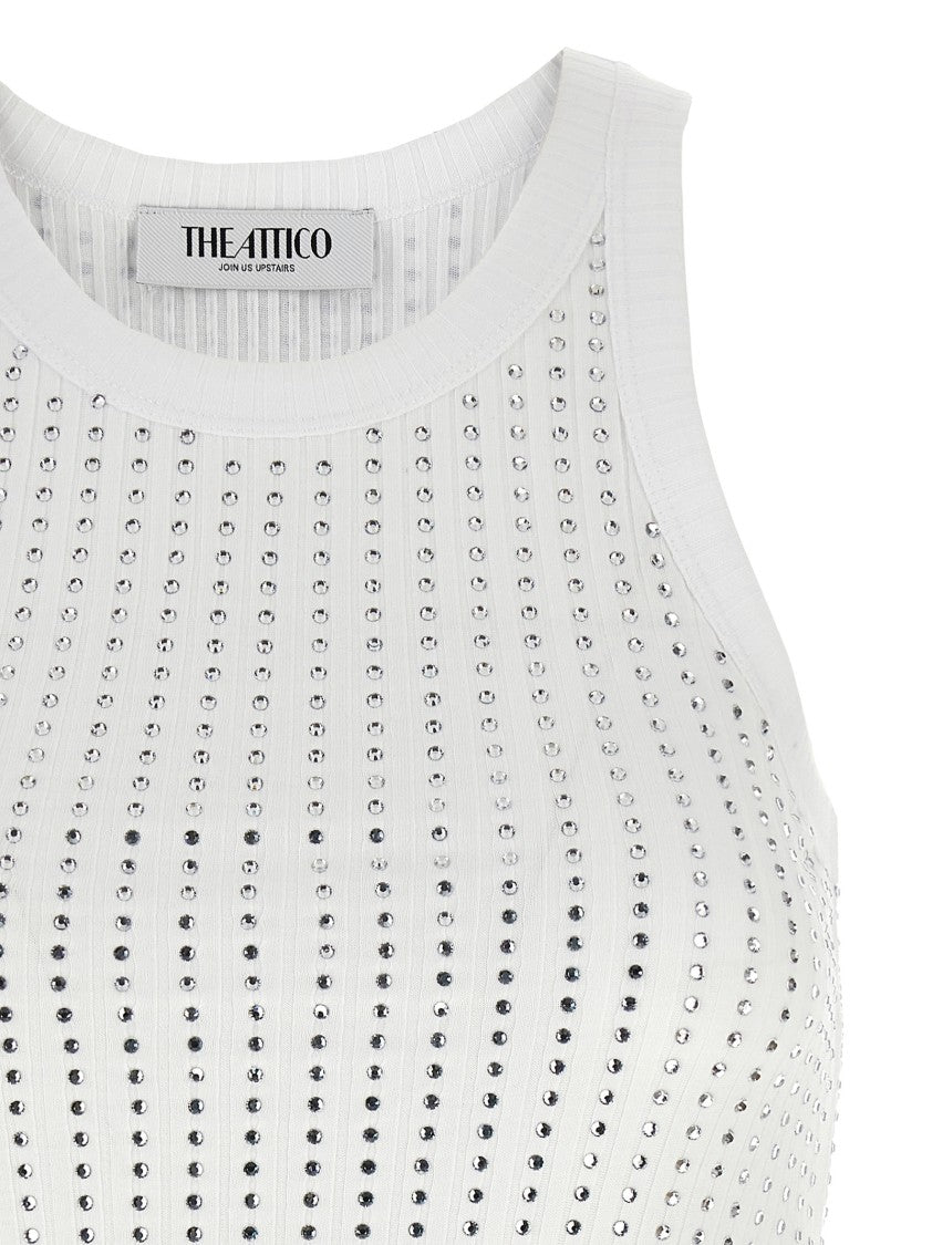 The Attico Ribbed Cotton Top