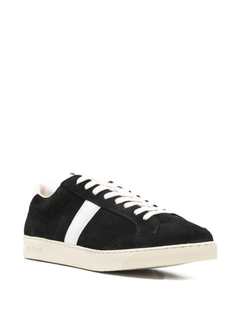 Tom Ford Low-Top Sneakers In Smooth Calf Leather