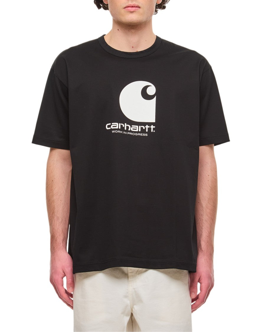 Junya Watanabe Oversized Black Graphic Tee