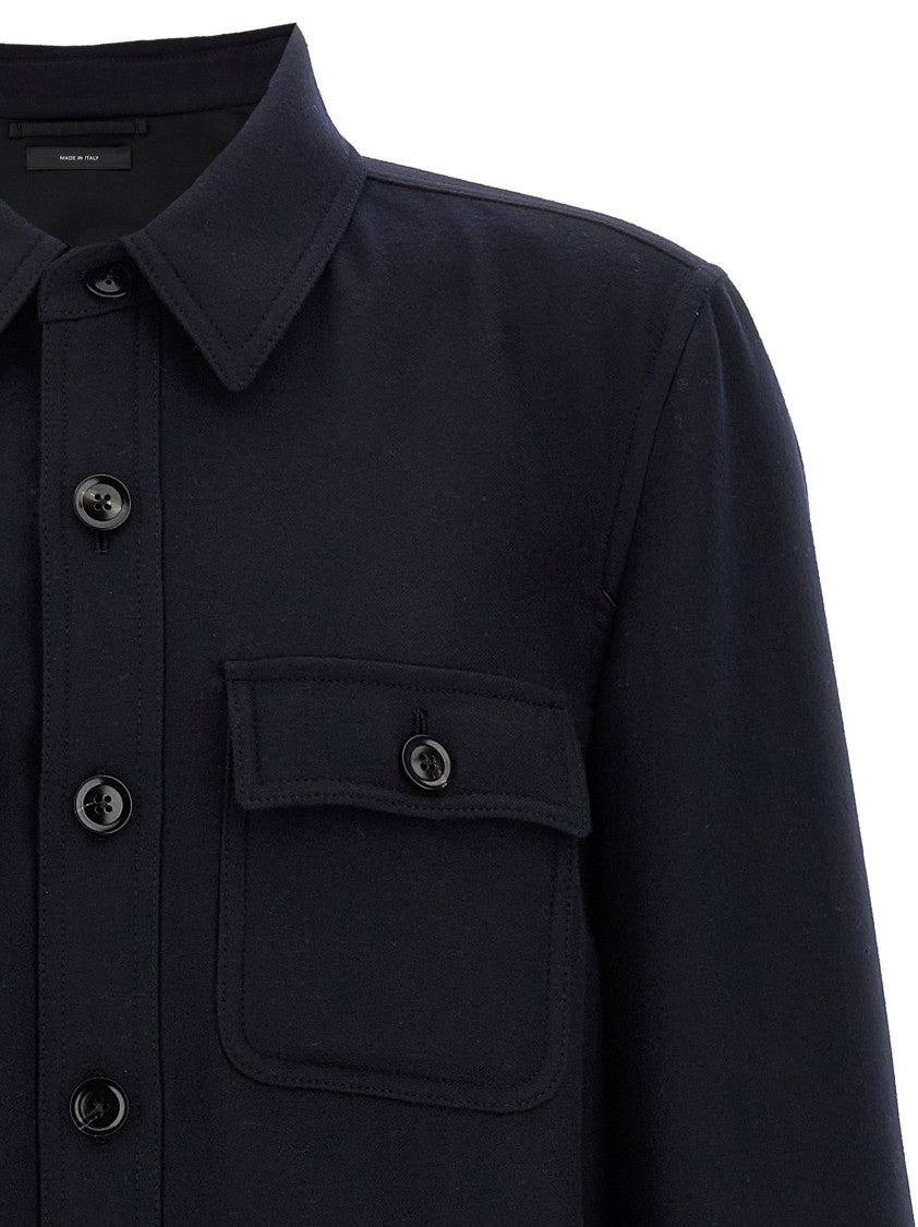 Tom Ford 'Double Splittable Light Wool' Overshirt