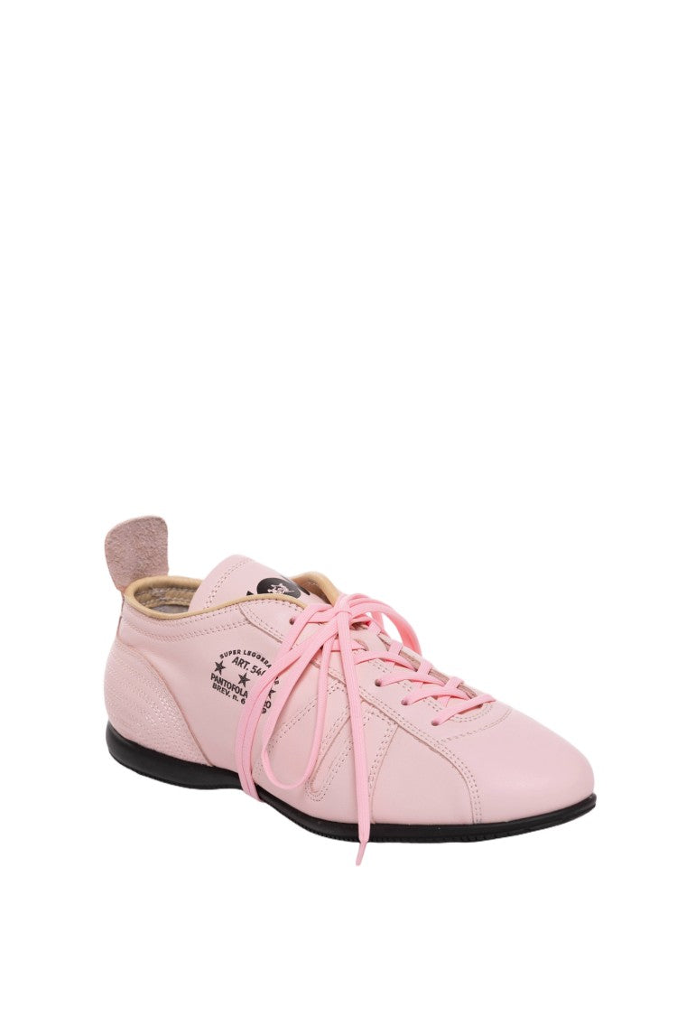 Pantofola D'oro Blue Soft Calfskin Archival Sole Sneakers