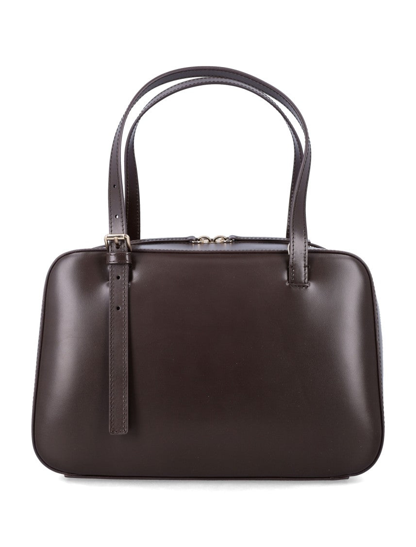 A.P.C. Virginie Box Structured Leather Bag