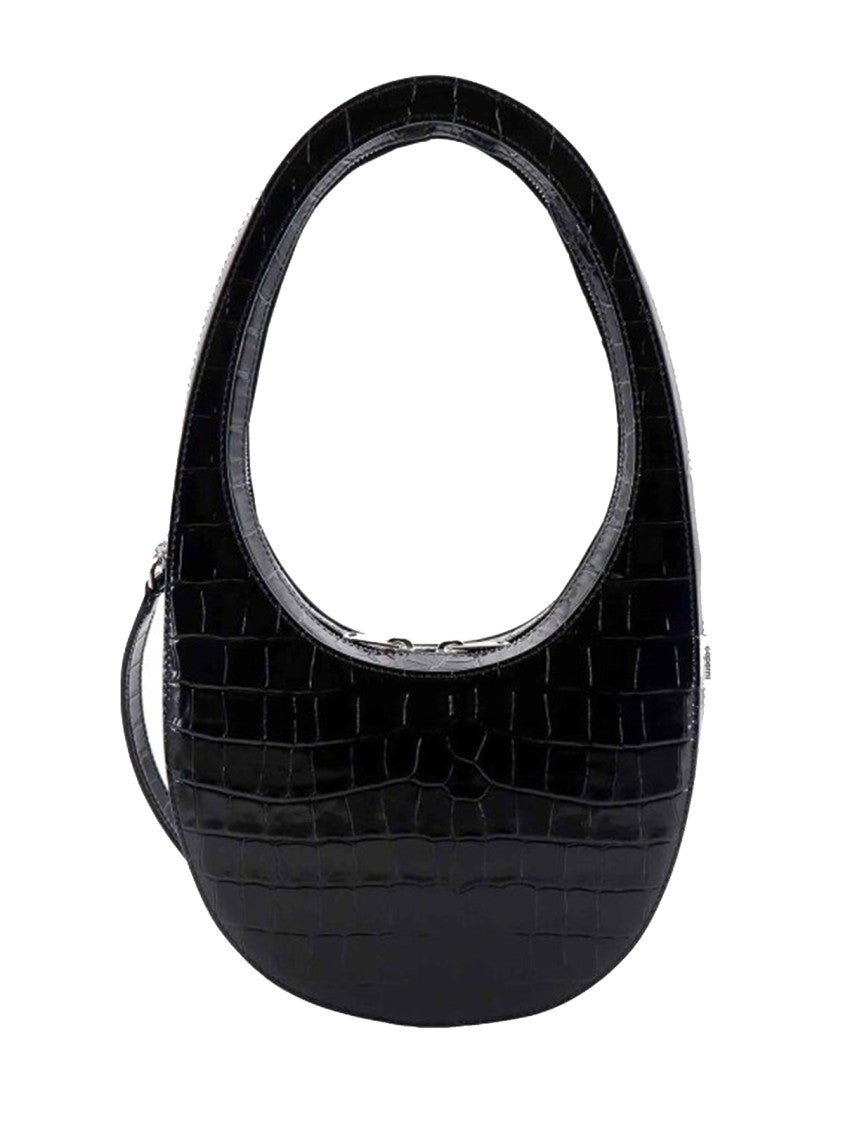 Coperni Calf Leather Crocl Crossbody Swipe Bag