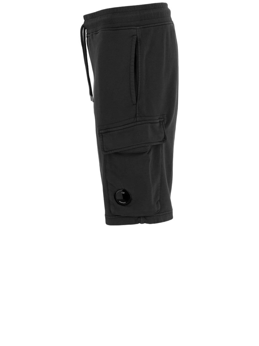 C.P. Company Comfort-Focused Cotton Shorts With Adjustable Drawstring Waist