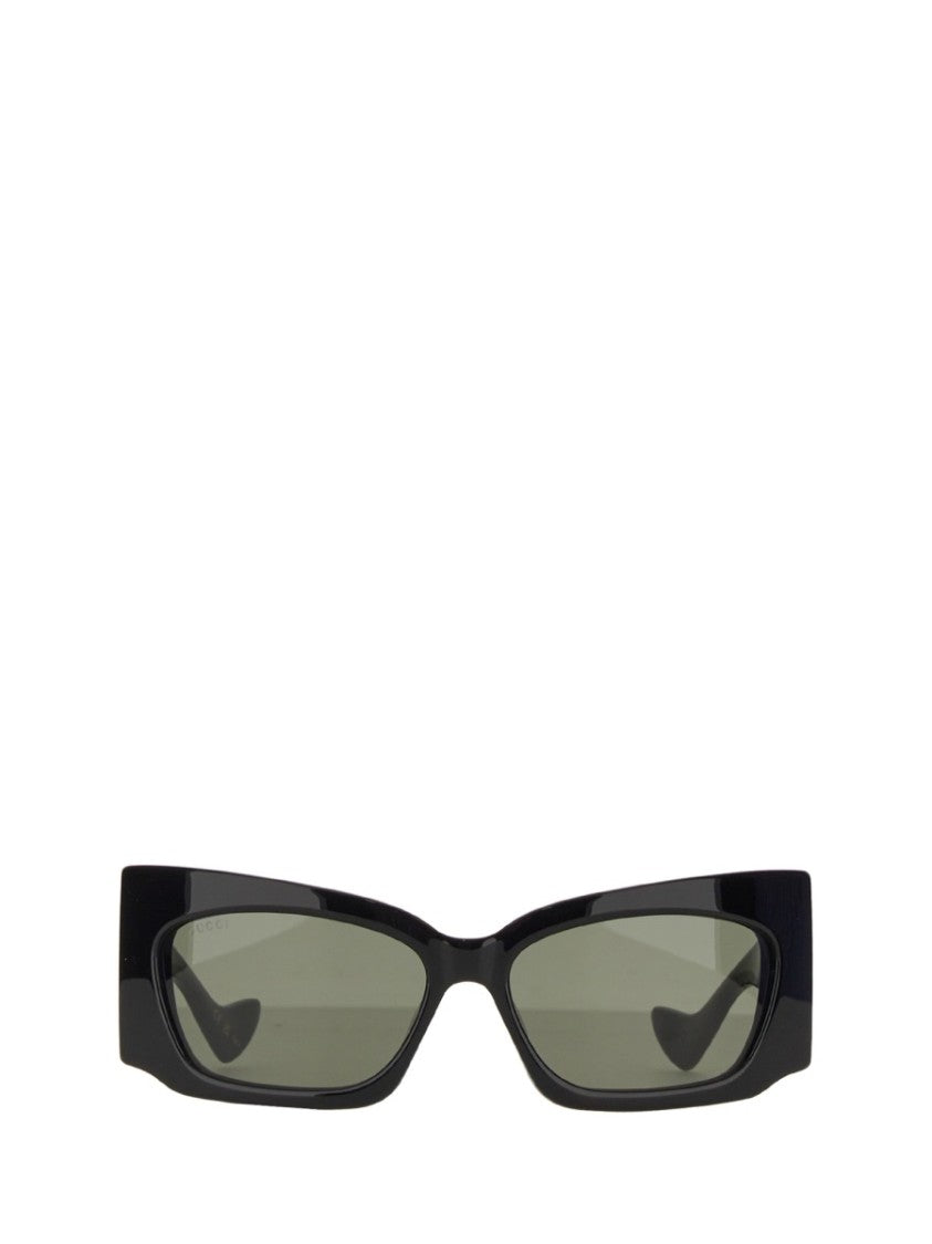 Gucci Sunglasses With Distinctive Cut-Out Acetate Temples