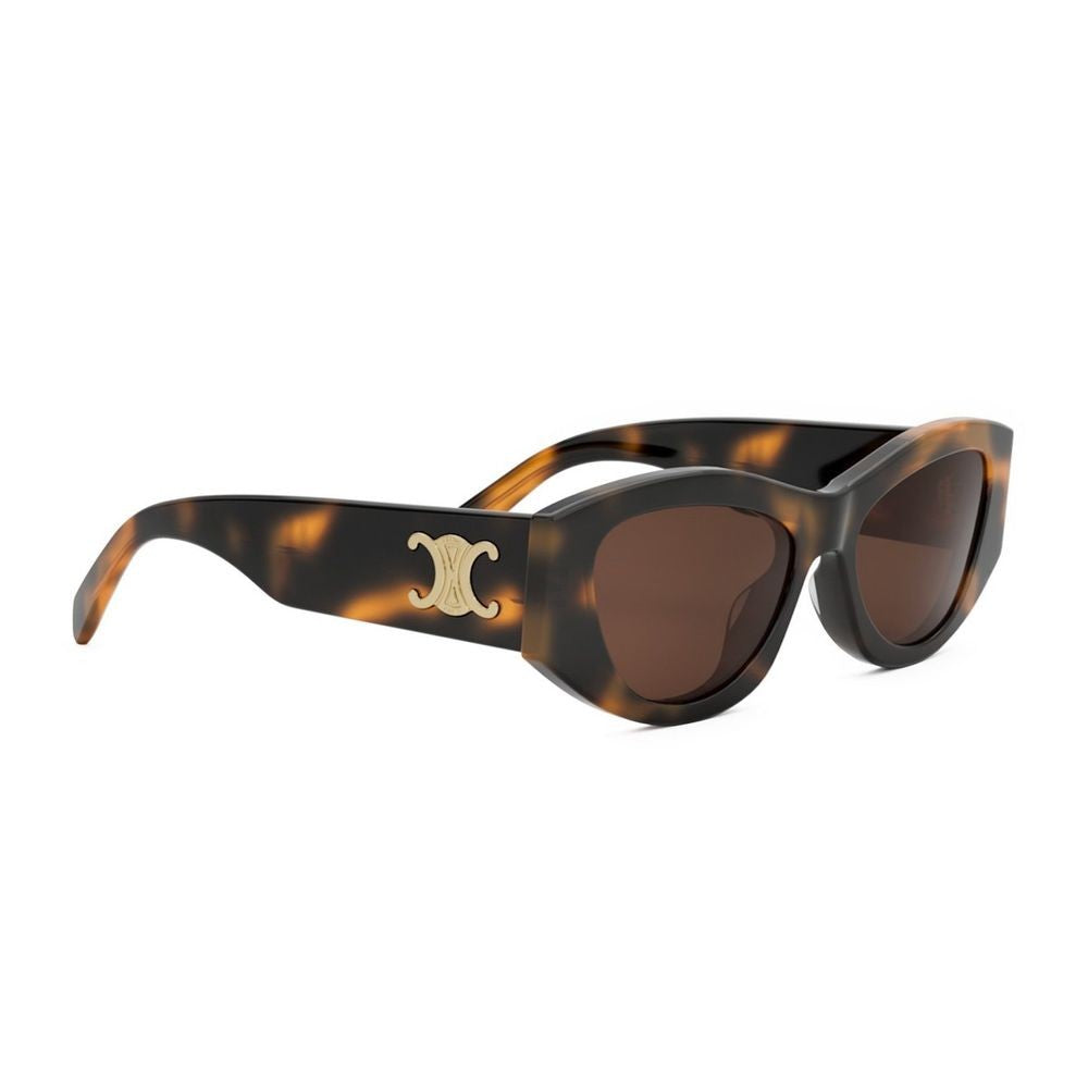 Celine Triomphe Cat-Eye Sculpted Acetate Sunglasses