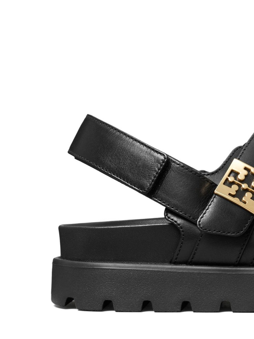Tory Burch Elevated Sport Sandals With Touch-Strap Closure And Logo Hardware