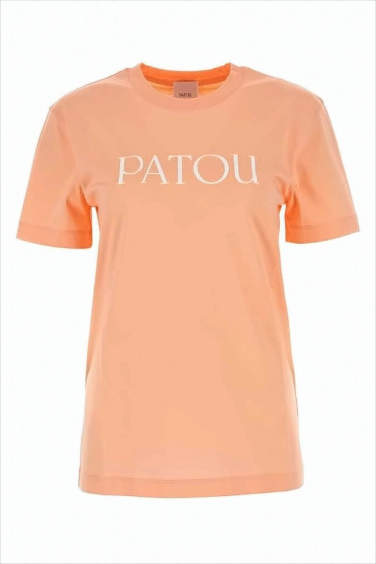 Patou Classic Crew Neck Orange T-Shirt