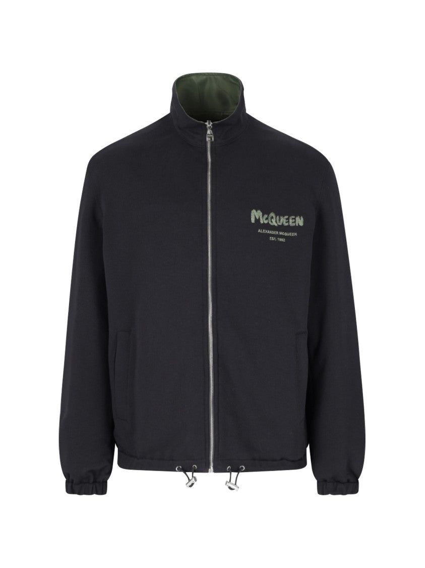 Alexander Mcqueen "Graffiti" Reversible Jacket