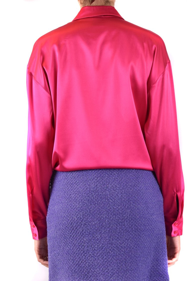 Pinko Silk Blend Fuchsia Shirt