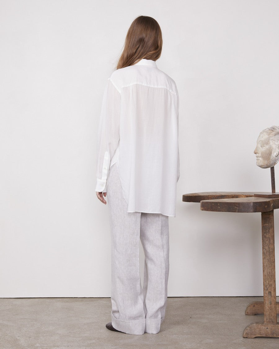 Officine Generale Loose Fit Long Sleeve Shirt