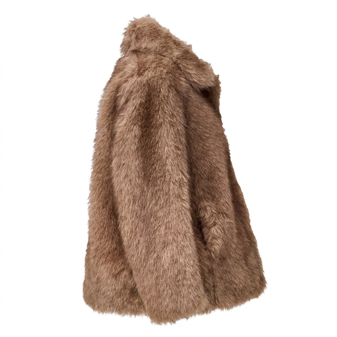 Max Mara Long-Haired Faux Shearling Coat