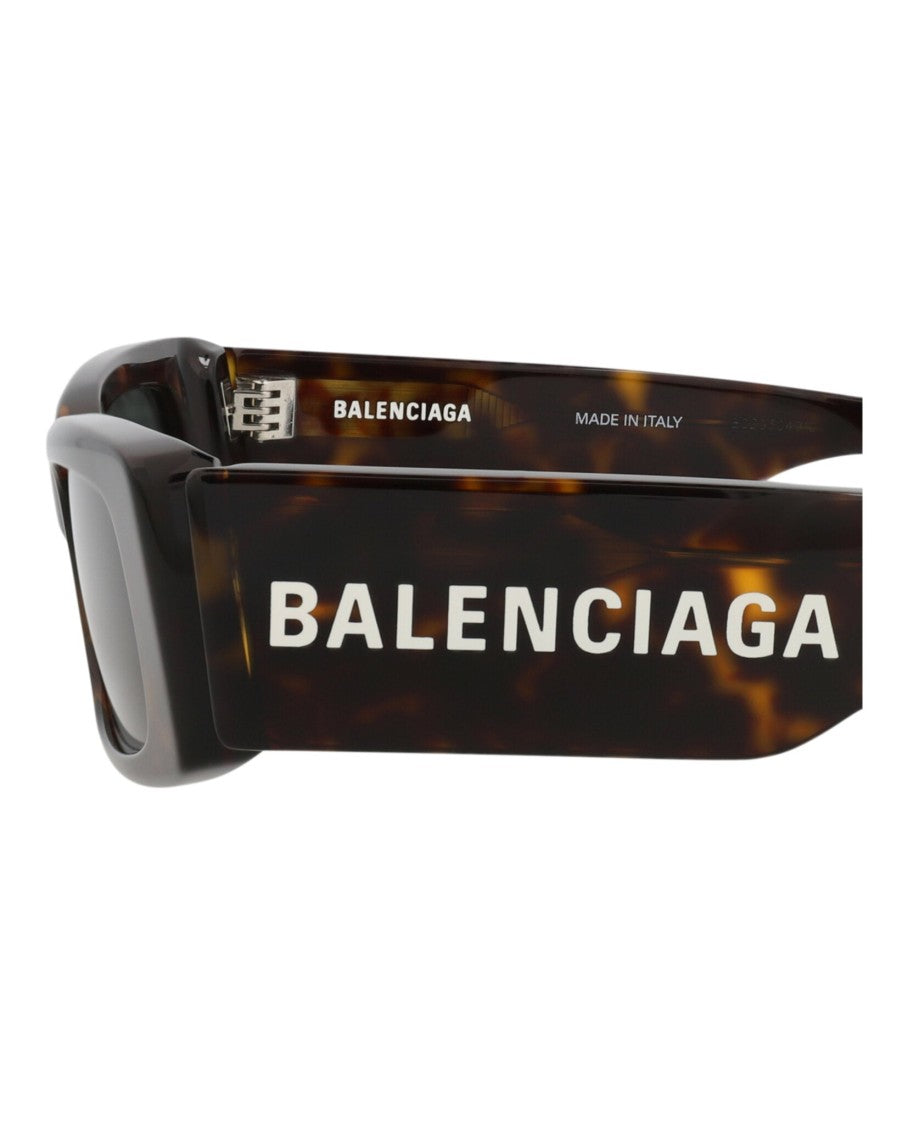 Balenciaga Square-Frame Recycled Acetate Sunglasses