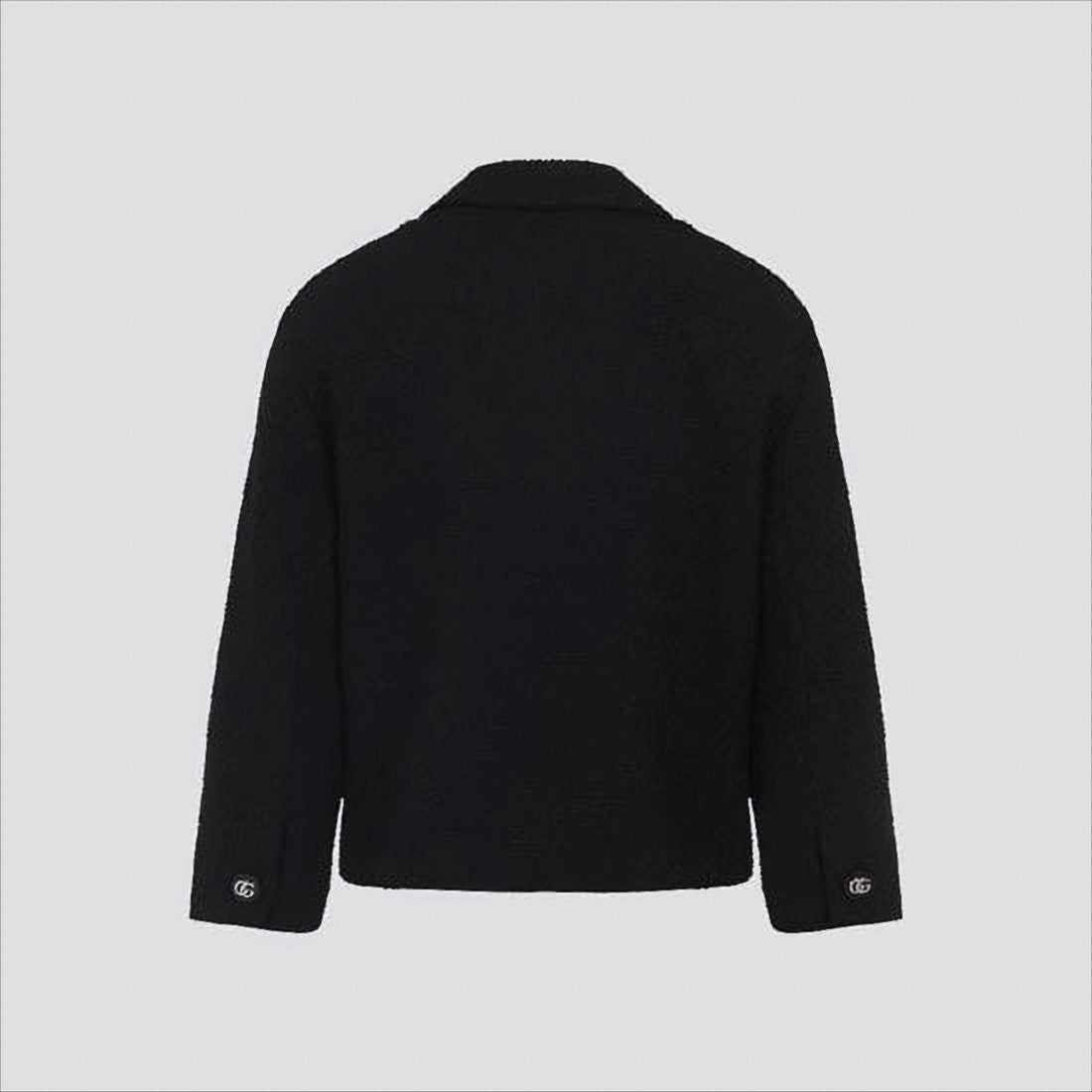 Gucci Double-Breasted Textured Wool-Polyamide Jacket