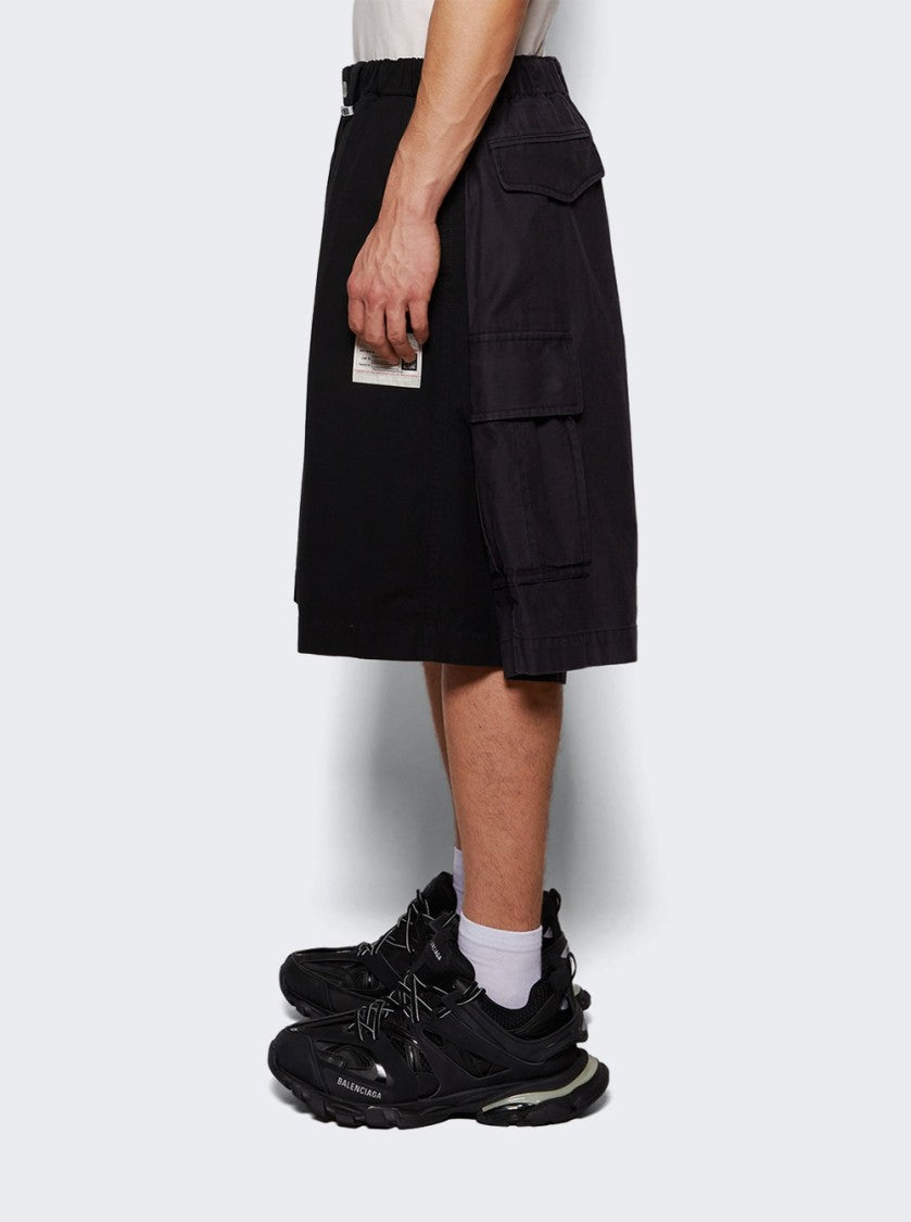 Maison Mihara Yasuhiro Four Legs Shorts Black